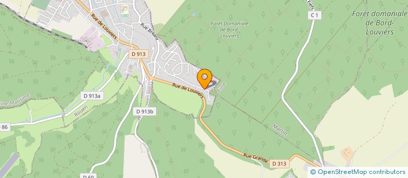 localisation de l'entreprise SCI L'AVENIR  SAINT-PIERRE-LES-ELBEUF