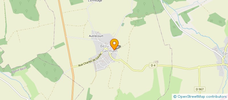 localisation de l'entreprise SCI L'AVENIR  BEZU-SAINT-GERMAIN