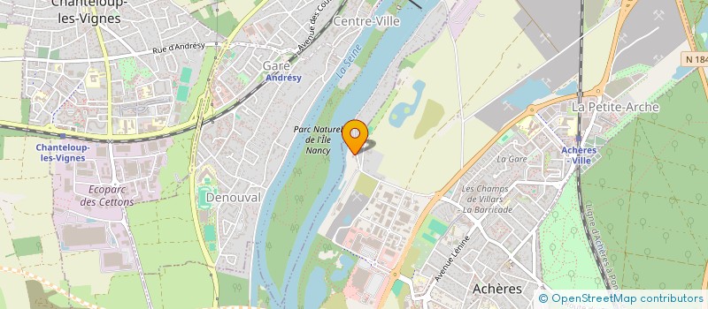 localisation de l'entreprise SCI L'AVENIR à ACHERES