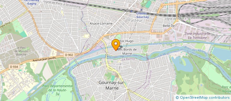 localisation de l'entreprise SCI L'AVENIR  CHELLES