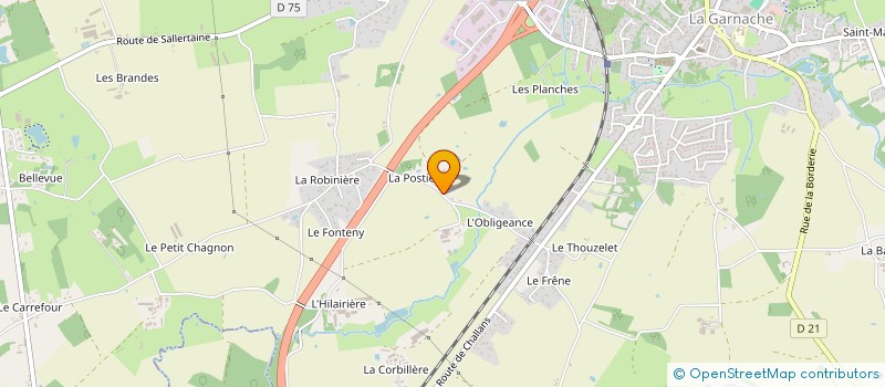 localisation de l'entreprise SCI L'AVENIR à LA GARNACHE