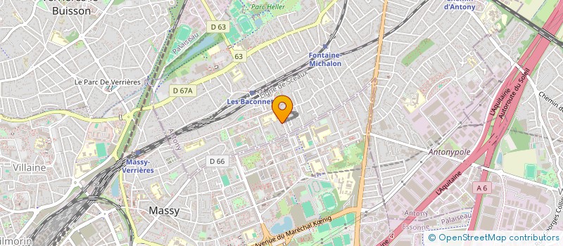 localisation de l'entreprise SCI L'AVENIR à ANTONY
