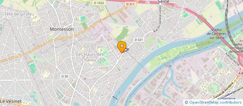 localisation de l'entreprise SCI L'AVENIR  CHATOU