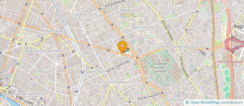 localisation de l'entreprise SCI L'AVENIR  PARIS