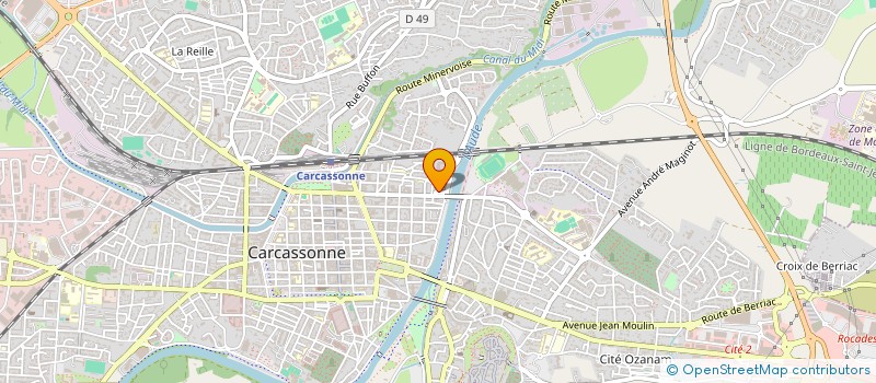 localisation de l'entreprise SCI L'AVENIR MEDICAL à CARCASSONNE
