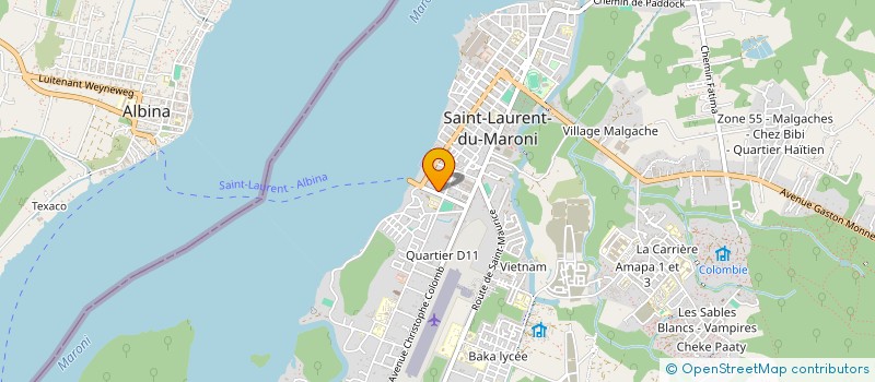 localisation de l'entreprise SCI L AVENTURE à SAINT-LAURENT-DU-MARONI