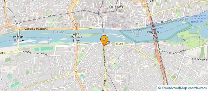 localisation de l'entreprise SCI L AVENUE  ORLEANS