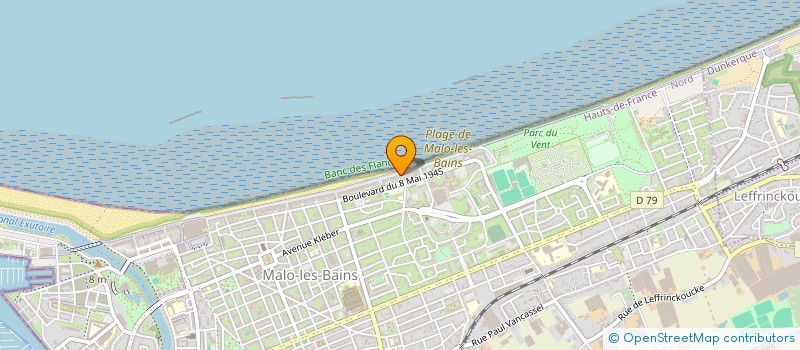 localisation de l'entreprise SCI L'AVENUE à DUNKERQUE