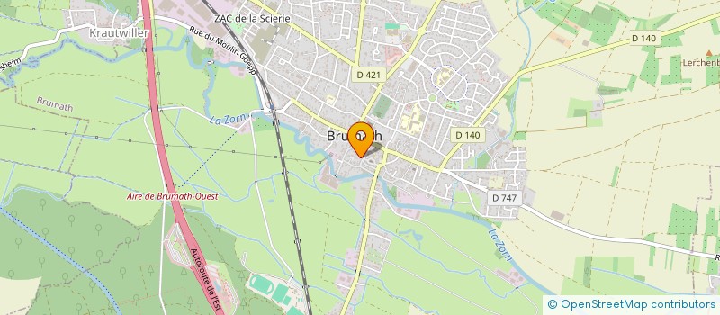 localisation de l'entreprise SCI L'AVENUE  BRUMATH