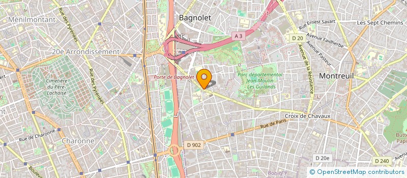 localisation de l'entreprise SCI L'AVENUE DE LA REPUBLIQUE à BAGNOLET