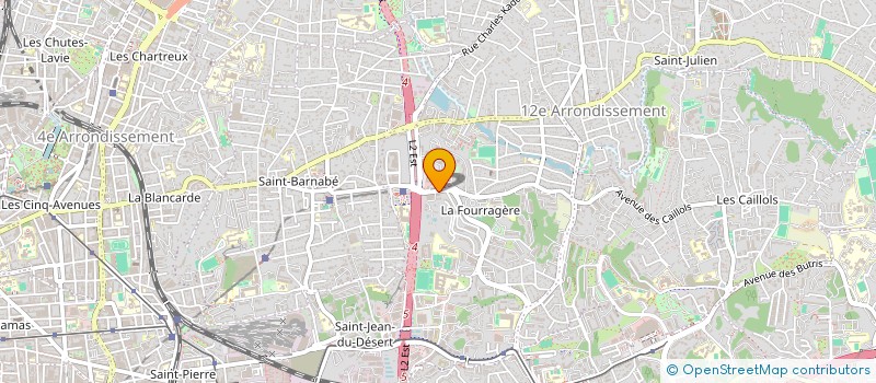 localisation de l'entreprise SCI L AVENUE DU PARC  MARSEILLE