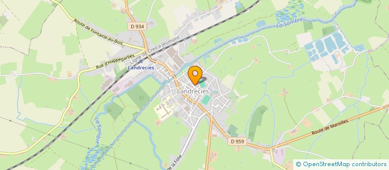 localisation de l'entreprise SCI L AVESNOISE  LANDRECIES