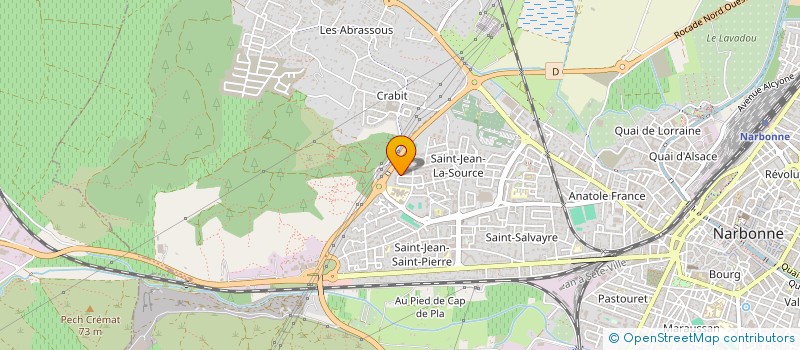 localisation de l'entreprise SCI L'AVEYRONNAISE ET PALOISE à NARBONNE
