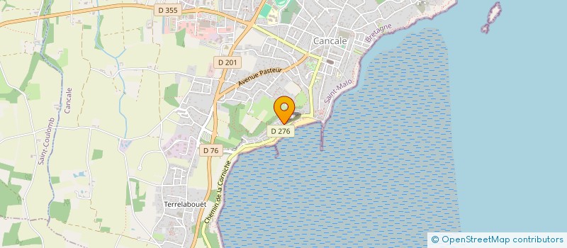 localisation de l'entreprise SCI L'AVIRON  CANCALE