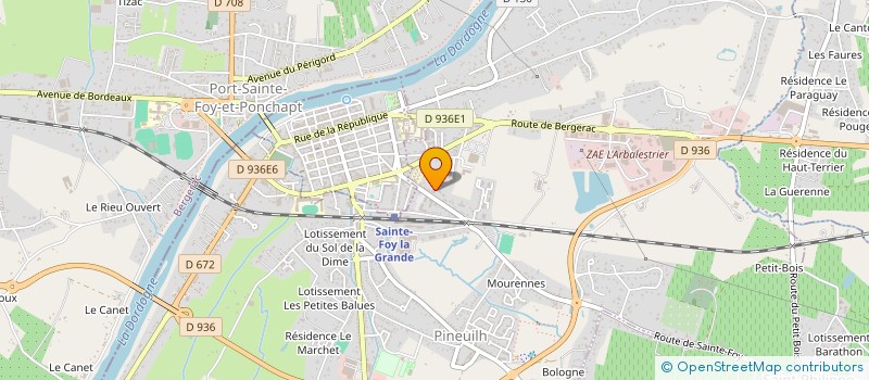 localisation de l'entreprise SCI L'AVOCAT  PINEUILH