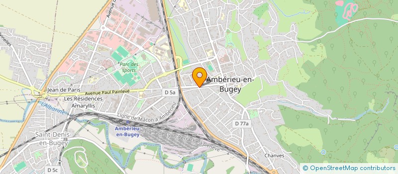 localisation de l'entreprise SCI L'AVOCAT DE LA DENT  AMBERIEU-EN-BUGEY