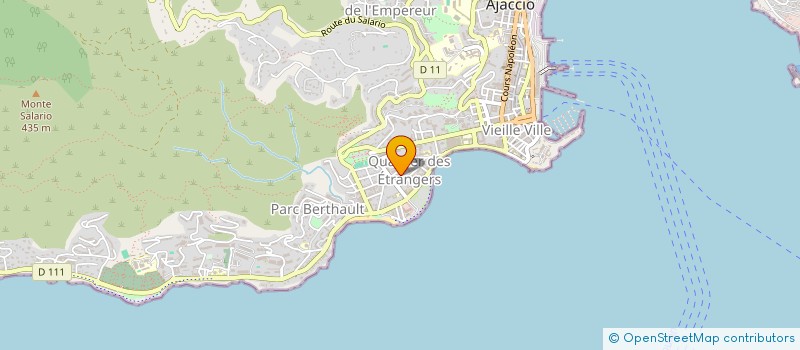 localisation de l'entreprise SCI L'AVVENA à AJACCIO