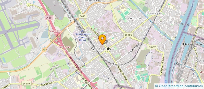 localisation de l'entreprise SCI L'AZALEE  SAINT-LOUIS