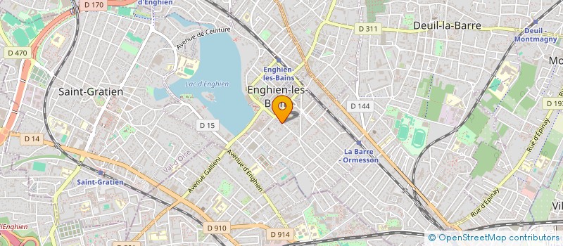 localisation de l'entreprise SCI L'AZUR à ENGHIEN-LES-BAINS