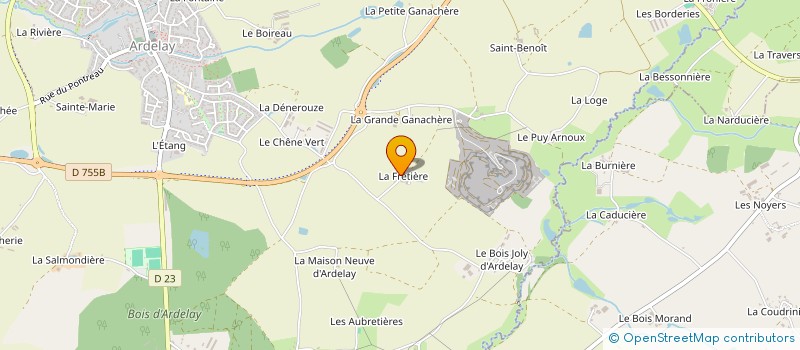 localisation de l'entreprise SCI L.B. à LES HERBIERS