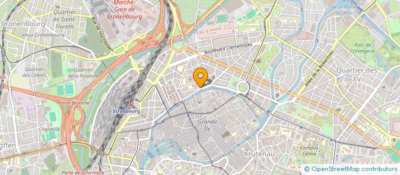 localisation de l'entreprise SCI L.B  STRASBOURG