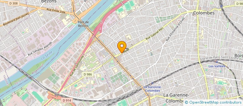 localisation de l'entreprise SCI L & B à COLOMBES