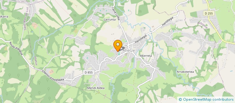 localisation de l'entreprise SCI L.B.  AHETZE