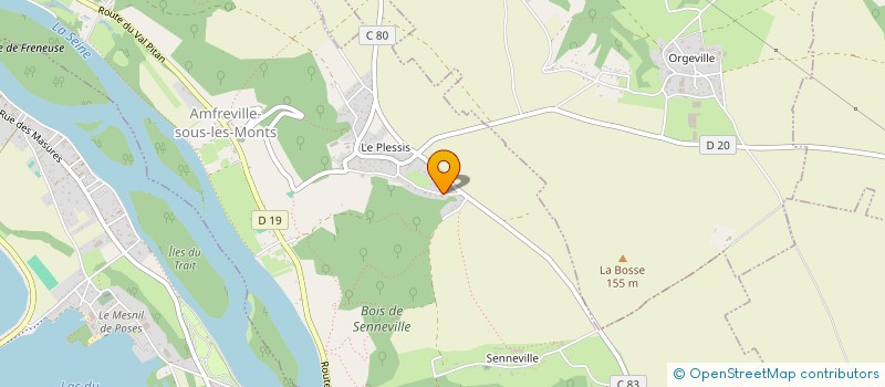 localisation de l'entreprise SCI L.B.A.L  AMFREVILLE-SOUS-LES-MONTS