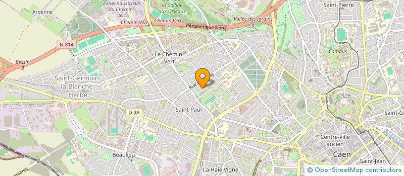 localisation de l'entreprise SCI L.B.D.A. à CAEN