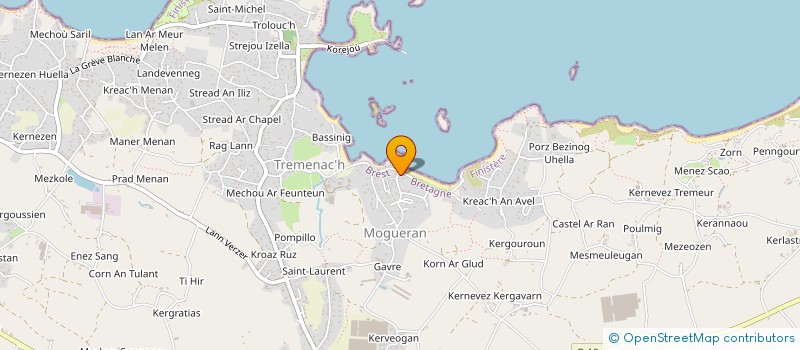 localisation de l'entreprise SCI L B E  PLOUGUERNEAU