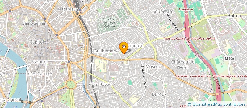 localisation de l'entreprise SCI L.B.F à TOULOUSE