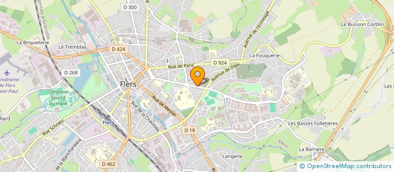 localisation de l'entreprise SCI L.B.G.B. à FLERS