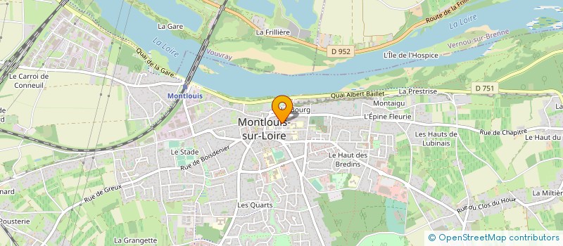 localisation de l'entreprise SCI L.B.M. à MONTLOUIS-SUR-LOIRE