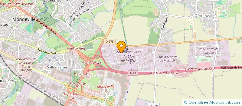localisation de l'entreprise SCI L. B. PRO. à GIBERVILLE