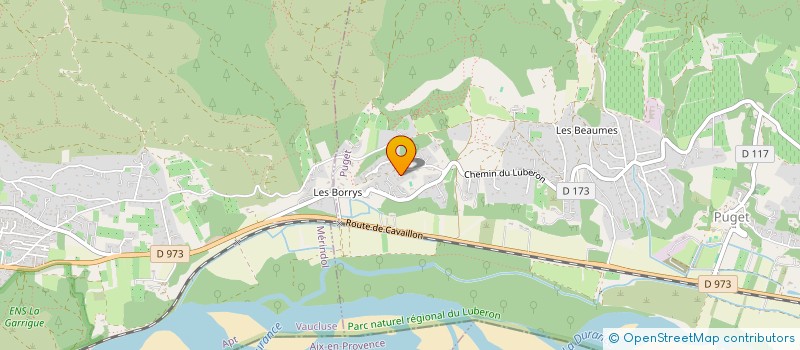 localisation de l'entreprise SCI L.B.V  MERINDOL