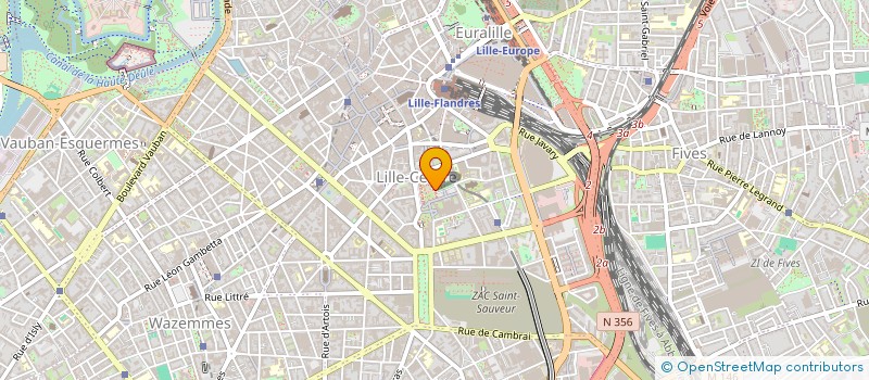 localisation de l'entreprise SCI L'BARQUETTE à LILLE