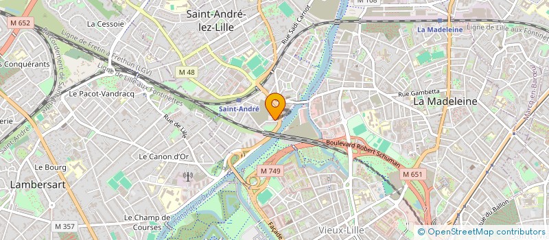 localisation de l'entreprise SCI L C  SAINT-ANDRE-LEZ-LILLE