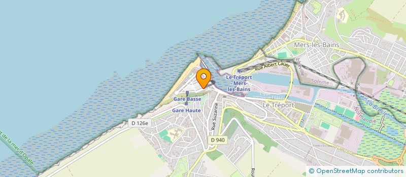 localisation de l'entreprise SCI L.C.  LE TREPORT