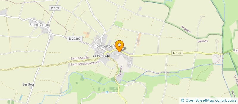 localisation de l'entreprise SCI L.C.A.  VERINES