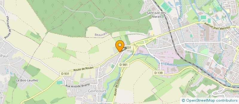 localisation de l'entreprise SCI L.C.A.S  GOINCOURT