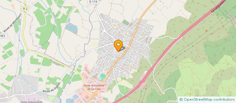 localisation de l'entreprise SCI L.C.F  GIGEAN