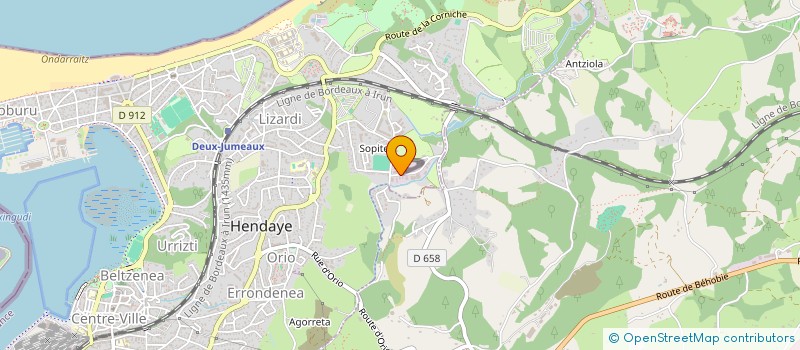 localisation de l'entreprise SCI L.C.M.  HENDAYE