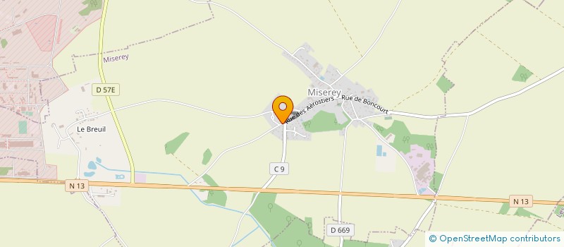 localisation de l'entreprise SCI L.C.M.  MISEREY