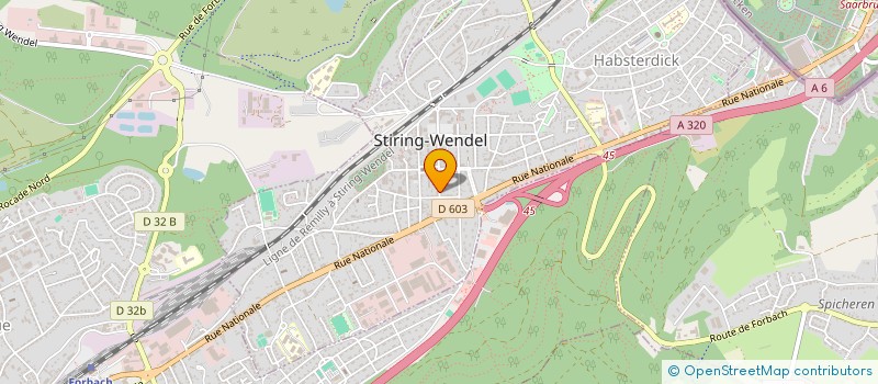 localisation de l'entreprise SCI L.C.P.  STIRING-WENDEL