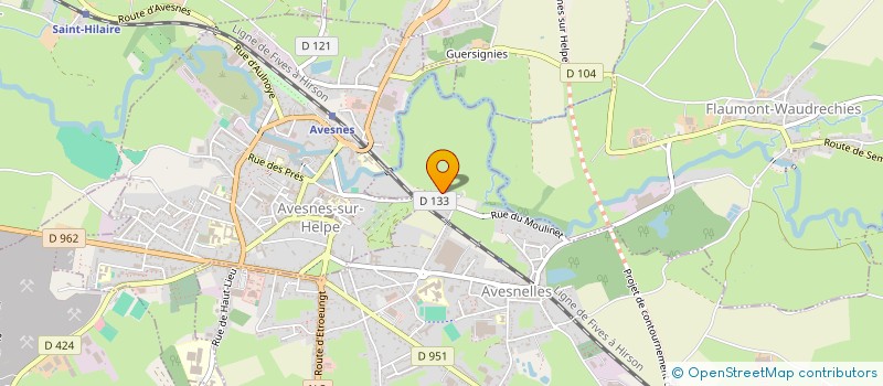 localisation de l'entreprise SCI L.C.P.G. AVESNOIS  AVESNELLES