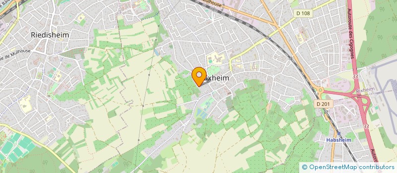 localisation de l'entreprise SCI L.C.R.  RIXHEIM