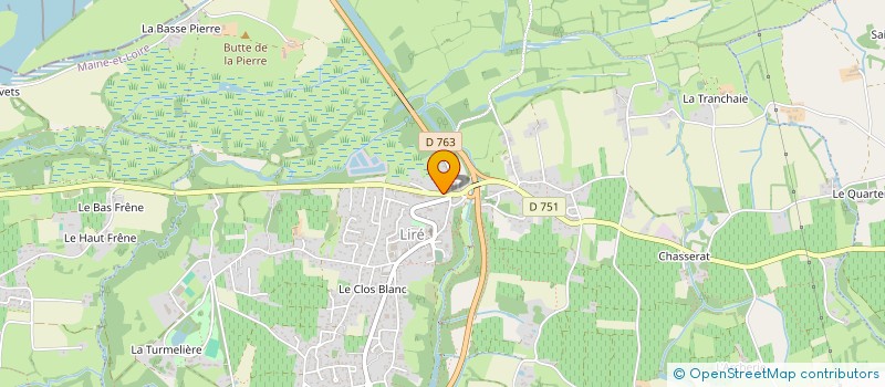 localisation de l'entreprise SCI L.C.S. IMMOBILIER  OREE-D'ANJOU