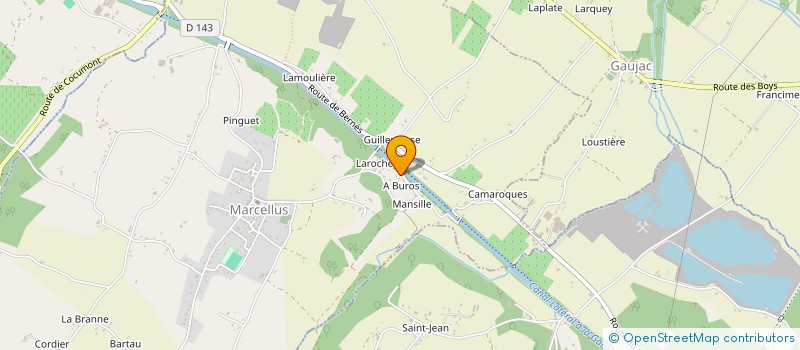 localisation de l'entreprise SCI L.C.W  MARCELLUS