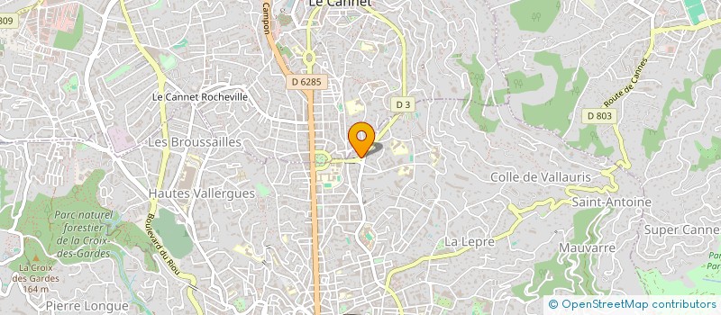 localisation de l'entreprise SCI L.CHOTARD à CANNES