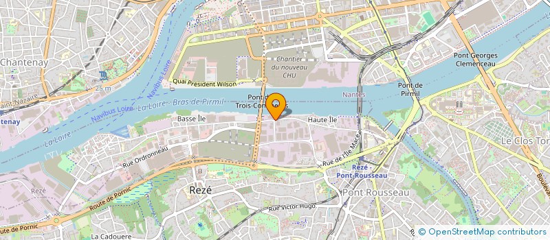 localisation de l'entreprise SCI L COM  REZE